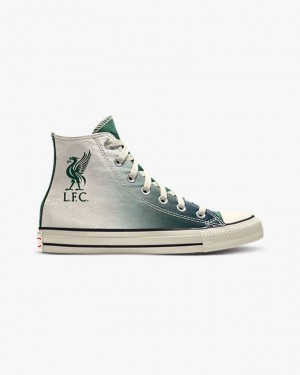 Férfi Converse By You X LFC Chuck Taylor All Star Magasszárú Tornacipő Fehér Zöld | HUNGARY YJB0MO