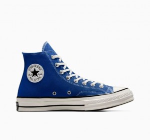 Férfi Converse Chuck 70 Canvas Magasszárú Tornacipő Kék | HUNGARY QBZ9OX