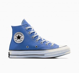 Férfi Converse Chuck 70 Canvas Magasszárú Tornacipő Kék | HUNGARY DTW1FK