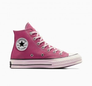 Férfi Converse Chuck 70 Canvas Magasszárú Tornacipő Rózsaszín | HUNGARY MYW6EL