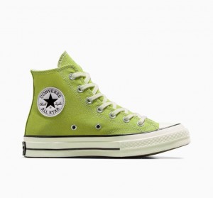 Férfi Converse Chuck 70 Canvas Magasszárú Tornacipő Világos Zöld | HUNGARY CWB5YU