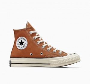 Férfi Converse Chuck 70 Canvas Magasszárú Tornacipő Barna | HUNGARY CYF8SW