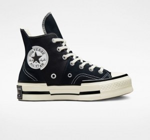 Férfi Converse Chuck 70 Plus Magasszárú Tornacipő Fekete | HUNGARY CMB3LK