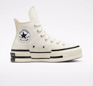 Férfi Converse Chuck 70 Plus Magasszárú Tornacipő Fehér | HUNGARY XCK8HI