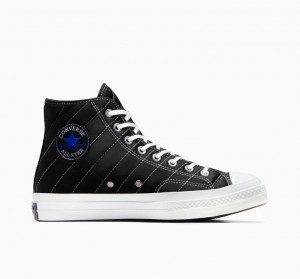 Férfi Converse Chuck 70 Quilted Magasszárú Tornacipő Fekete | HUNGARY HZC1WL