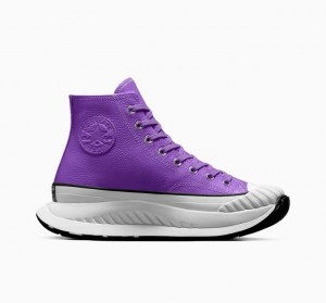 Férfi Converse Chuck Taylor 70 At-cx Leather Magasszárú Tornacipő Lila | HUNGARY ICJ9QP