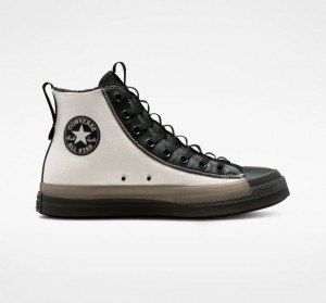 Férfi Converse Chuck Taylor All Star CX Explore Counter Climate Magasszárú Tornacipő Fehér Fekete | HUNGARY LFV3WP