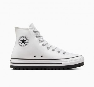 Férfi Converse Chuck Taylor All Star City Trek Magasszárú Tornacipő Fehér | HUNGARY JMY8ZG