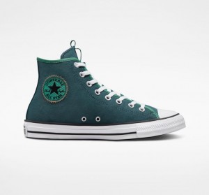 Férfi Converse Chuck Taylor All Star Earth Tones Magasszárú Tornacipő Türkiz | HUNGARY FEQ3MW