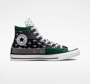 Férfi Converse Chuck Taylor All Star Hacked Patterns Magasszárú Tornacipő Fekete | HUNGARY OYN1GS