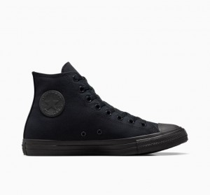 Férfi Converse Chuck Taylor All Star Magasszárú Tornacipő Fekete | HUNGARY MOX6EJ