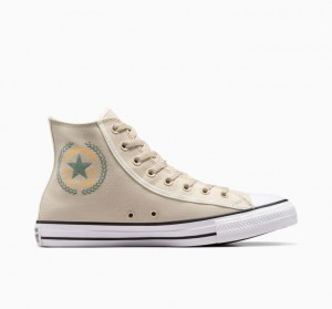 Férfi Converse Chuck Taylor All Star Magasszárú Tornacipő Bézs | HUNGARY ZIR2EG