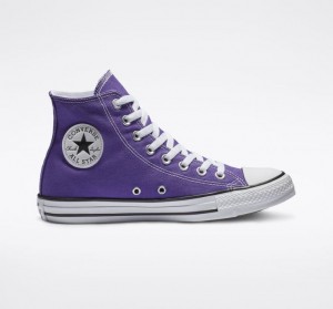 Férfi Converse Chuck Taylor All Star Magasszárú Tornacipő Lila | HUNGARY JNO9RA