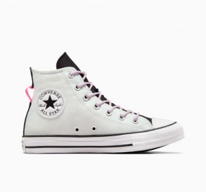 Férfi Converse Chuck Taylor All Star Magasszárú Tornacipő Fehér | HUNGARY RSE4PI