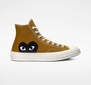 Férfi Converse X Comme Des Garçons Play Chuck 70 Magasszárú Tornacipő Barna | HUNGARY NKG7OF