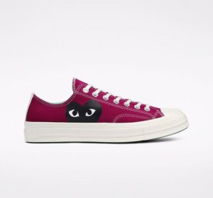 Férfi Converse X Comme Des Garçons Play Chuck 70 Rövidszárú Tornacipő Fukszia | HUNGARY FJV9TK