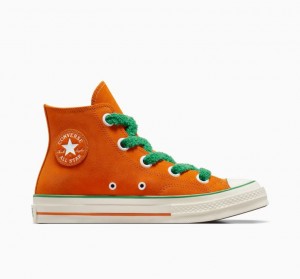 Férfi Converse X Wonka Chuck 70 Oompa Loompa Magasszárú Tornacipő Narancssárga | HUNGARY MRN7CK