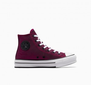 Gyerek Converse Chuck Taylor All Star Lift Sparkle Platform Cipő Rózsaszín | HUNGARY YMQ4PE