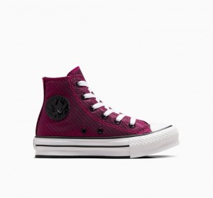 Gyerek Converse Chuck Taylor All Star Lift Sparkle Platform Cipő Rózsaszín | HUNGARY HDB0MR