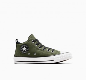 Gyerek Converse Chuck Taylor All Star Malden Street Easy On Sportcipő Olivazöld | HUNGARY LPC4WV