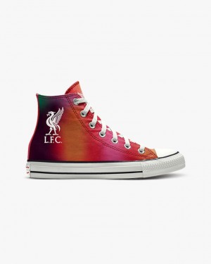 Női Converse By You X LFC Chuck Taylor All Star Magasszárú Tornacipő Piros | HUNGARY MSY1NU