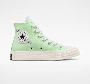 Női Converse Chuck 70 Butterfly Wings Magasszárú Tornacipő Menta | HUNGARY VHO9RG