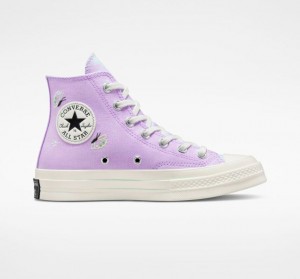 Női Converse Chuck 70 Butterfly Wings Magasszárú Tornacipő Levendula | HUNGARY STF4IG