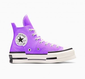 Női Converse Chuck 70 Plus Magasszárú Tornacipő Levendula | HUNGARY BVF6LC