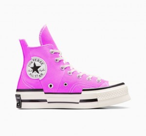 Női Converse Chuck 70 Plus Magasszárú Tornacipő Levendula | HUNGARY LQX5RH