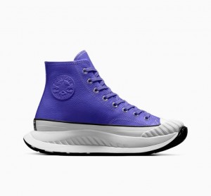 Női Converse Chuck Taylor 70 At-cx Leather Magasszárú Tornacipő Kék | HUNGARY XRM3VG