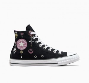 Női Converse Chuck Taylor All Star Alchemy Embroidery Magasszárú Tornacipő Fekete | HUNGARY MNG2HF