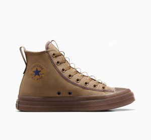 Női Converse Chuck Taylor All Star CX Explore Magasszárú Tornacipő Barna | HUNGARY ESG4RO