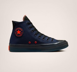 Női Converse Chuck Taylor All Star CX Stretch Canvas Magasszárú Tornacipő Sötétkék | HUNGARY QJW5KD