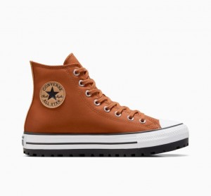 Női Converse Chuck Taylor All Star City Trek Magasszárú Tornacipő Barna | HUNGARY ZAN1GO