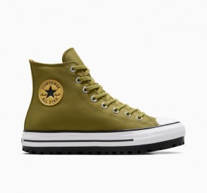 Női Converse Chuck Taylor All Star City Trek Magasszárú Tornacipő Olivazöld | HUNGARY UJN0TL