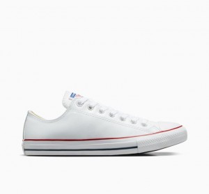 Női Converse Chuck Taylor All Star Leather Rövidszárú Tornacipő Fehér | HUNGARY OCA6LX