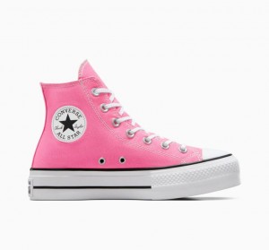 Női Converse Chuck Taylor All Star Lift Platform Cipő Rózsaszín | HUNGARY HSL1DW