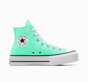 Női Converse Chuck Taylor All Star Lift Platform Cipő Türkiz | HUNGARY LCS5MO