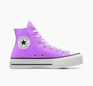 Női Converse Chuck Taylor All Star Lift Platform Cipő Levendula | HUNGARY XLW7DR