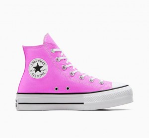 Női Converse Chuck Taylor All Star Lift Platform Cipő Rózsaszín | HUNGARY WJR3TV