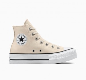 Női Converse Chuck Taylor All Star Lift Platform Cipő Bézs | HUNGARY BAL6NP