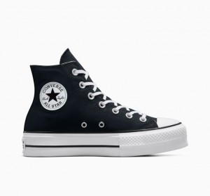 Női Converse Chuck Taylor All Star Lift Platform Cipő Fekete | HUNGARY NPX6VT