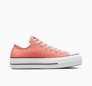 Női Converse Chuck Taylor All Star Lift Platform Cipő Korall | HUNGARY QFY8LN