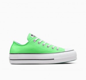 Női Converse Chuck Taylor All Star Lift Platform Cipő Világos Zöld | HUNGARY IHR8EK