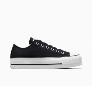 Női Converse Chuck Taylor All Star Lift Platform Cipő Fekete | HUNGARY LZF9EA