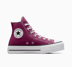 Női Converse Chuck Taylor All Star Lift Seasonal Color Platform Cipő Fukszia | HUNGARY CZI2UV