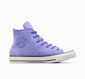 Női Converse Chuck Taylor All Star Mono Suede Magasszárú Tornacipő Levendula | HUNGARY XYB6FI