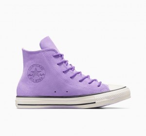 Női Converse Chuck Taylor All Star Mono Suede Magasszárú Tornacipő Levendula | HUNGARY ZHE9PO