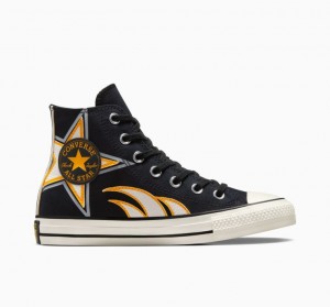 Női Converse Chuck Taylor All Star Moto Magasszárú Tornacipő Fekete | HUNGARY YXN8VT