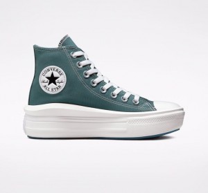 Női Converse Chuck Taylor All Star Move Platform Cipő Zöld | HUNGARY PBD0TX